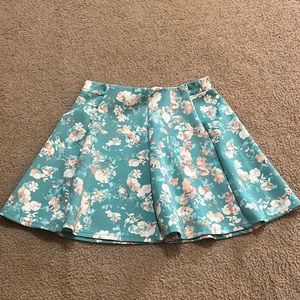 Floral Skater Skirt